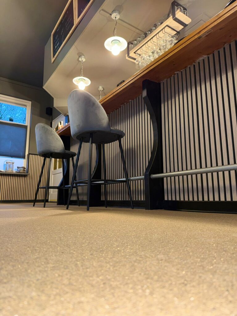 WG Vloeren - grindvloer laten zetten in restaurant